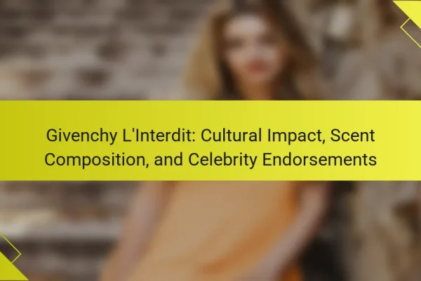 Givenchy L’Interdit: Cultural Impact, Scent Composition, and Celebrity Endorsements